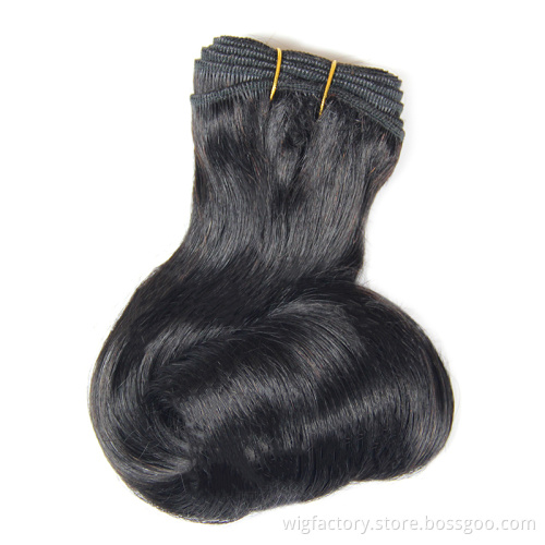 No tangle no shed human hair import 12 inch brazilian hair, new style french curl brazilian hair
